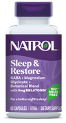 Natrol Sleep & Restore Capsules, 60ct Bottle