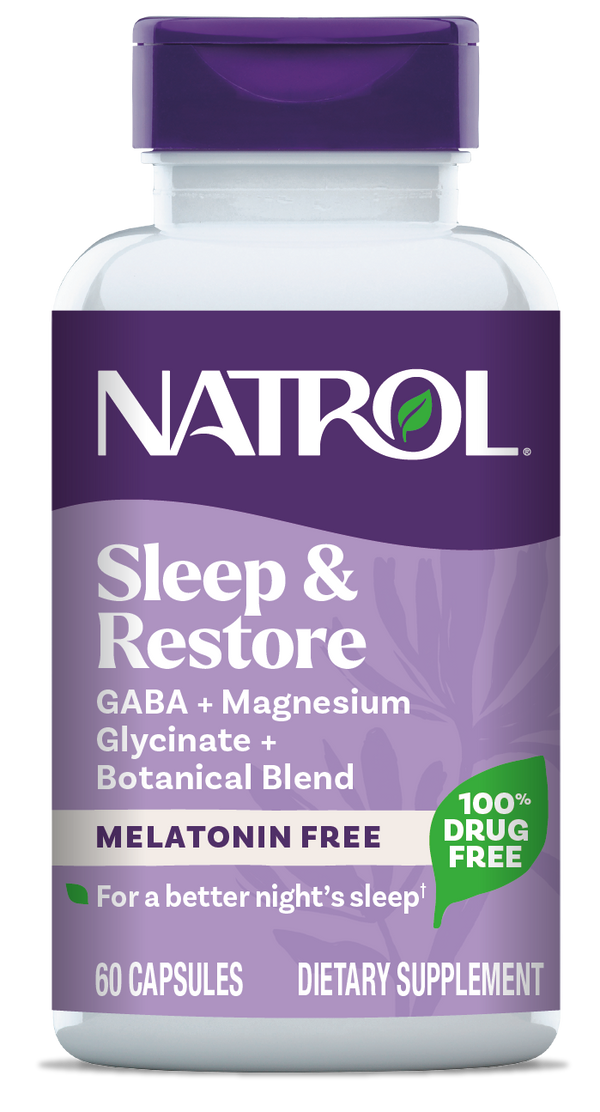 Natrol Sleep & Restore Capsules (Melatonin Free)