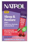 Natrol Sleep & Restore Melatonin Free Calming Drink Mix, Cherry Flavor